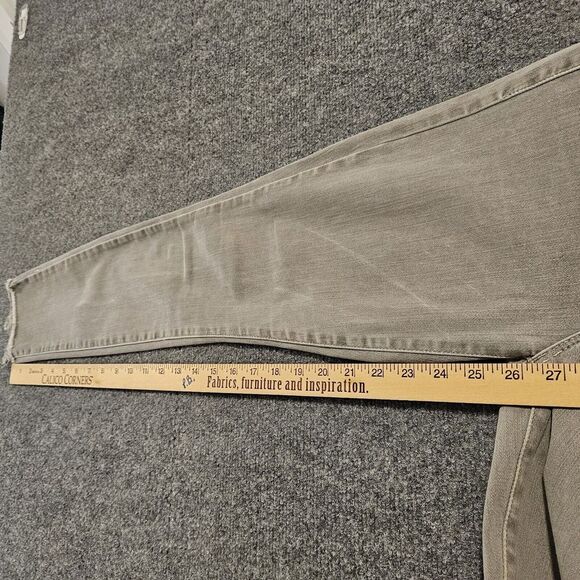 Mother High Waisted Looker Ankle Fray Size 27 Gray Finders Keepers - Picture 8 of 12